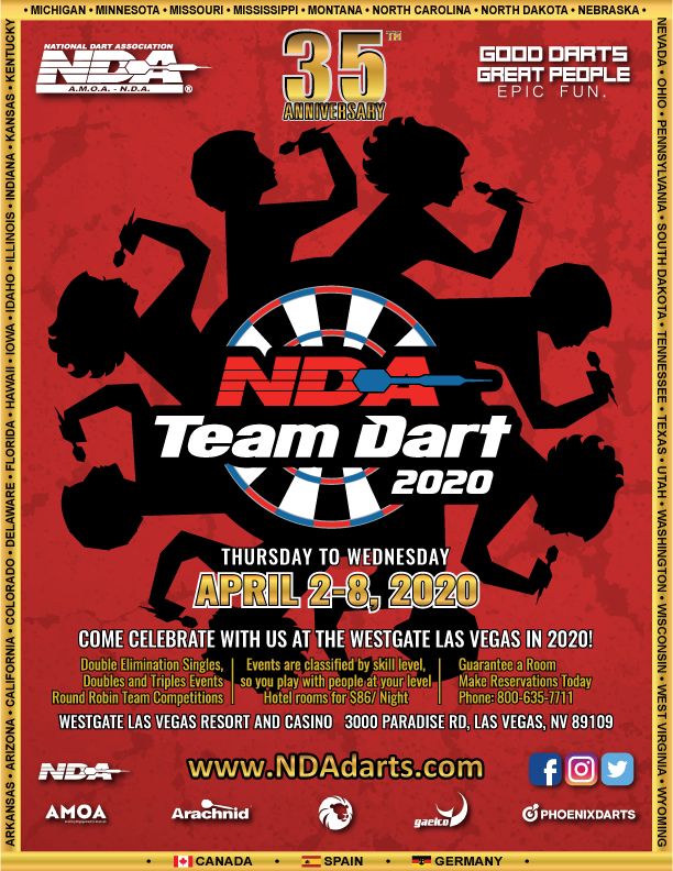 Las Vegas – NDA Team Dart Event 2020