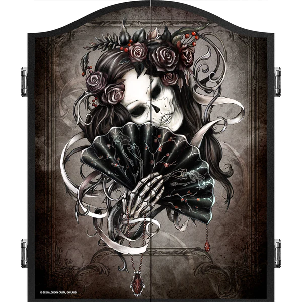 Alchemy_Dartboard_Cabinet_Black_CAB210_Skeleton_Fan_1.webp