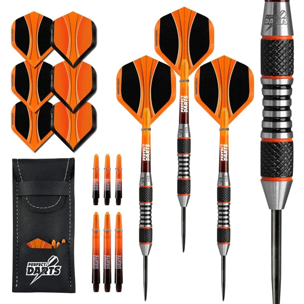 Perfect-Darts-Steel-Tip-90-Tungsten-Solarfox-4-Knurled-Black-Orange-1.webp